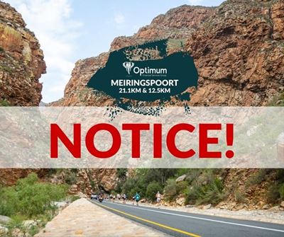 Meiringspoort Marathon route changed due to rain