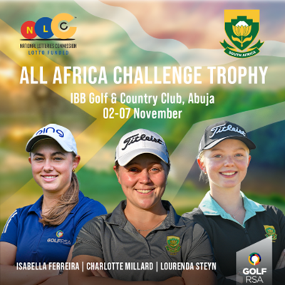 Three top-ranked SA golfers to compete in All Africa Challenge Trophy