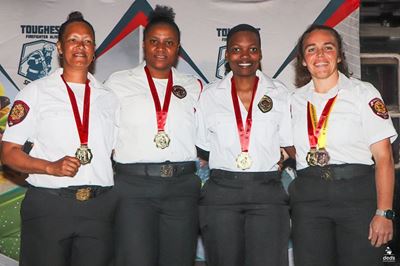 Mossel Bay team awarded gold at Toughest Firefighter competition
