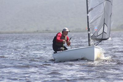 Battle of the sailors at Island Lake