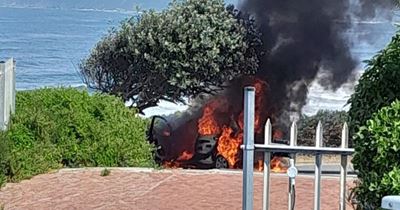 Vehicle catches fire near Flat Rock in Wilderness, leaving owner injured