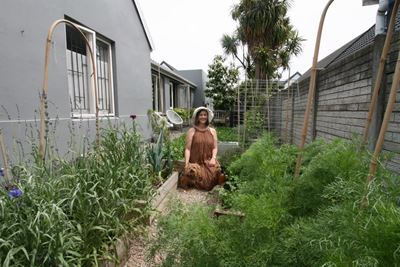 George family transforms small rented garden into green oasis 