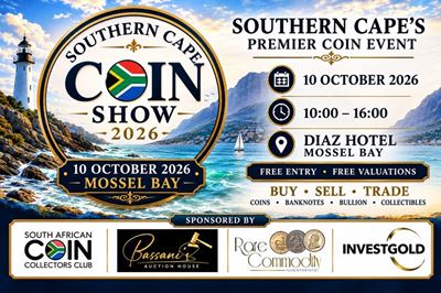 South Cape Coin Show coming to Mossel Bay
