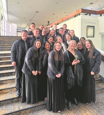 Vokale Ensemble skitter by internasionale eisteddfod
