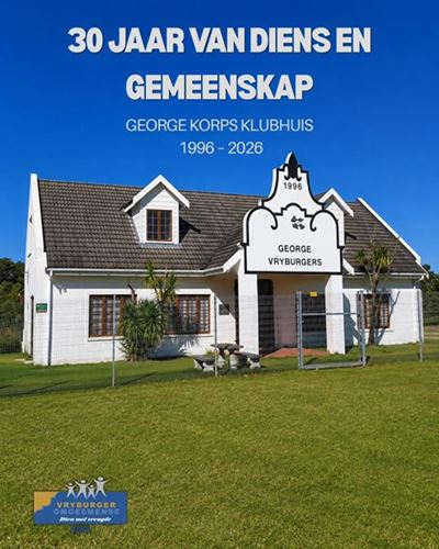 George Vryburgerskorps vier vandag 30 jaar van diens aan die gemeenskap
