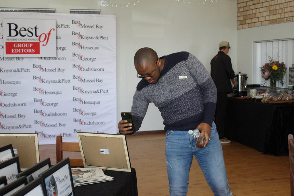 Certificate ceremony for Best of Mossel Bay winners