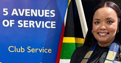 Zakiyyah de Klerk takes the helm of Rotary Club of George