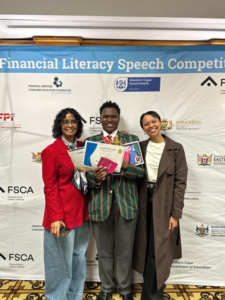 Sao Bras learner second in FSCA Provincial Financial Literacy Speech Competition