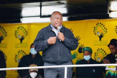 Ramaphosa launches campaign in Free State, sneaks in a swipe at Ace