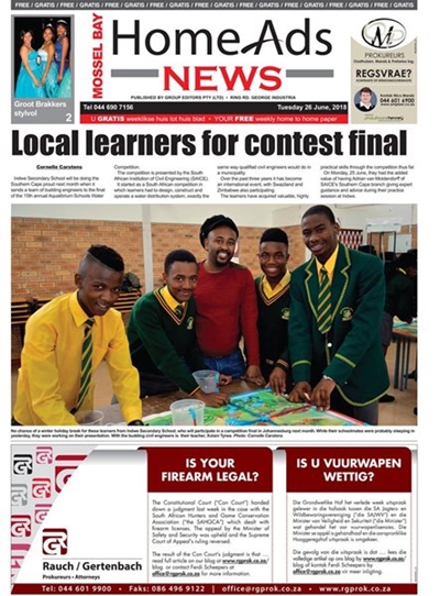 This week's Mossel Bay Home Ads news
