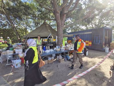 Building collapse: New delivery point for donations 