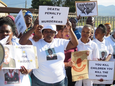 Victim's families unite against suspects