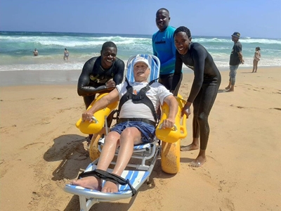Strandstoel bring vreugde