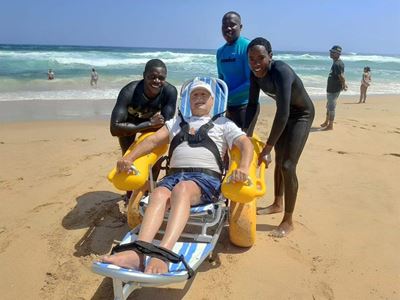 Strandstoel bring vreugde