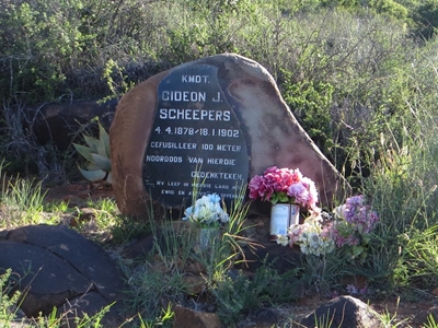 Gedenkdiens vir kommandant Scheepers