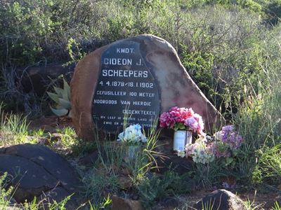 Gedenkdiens vir kommandant Scheepers