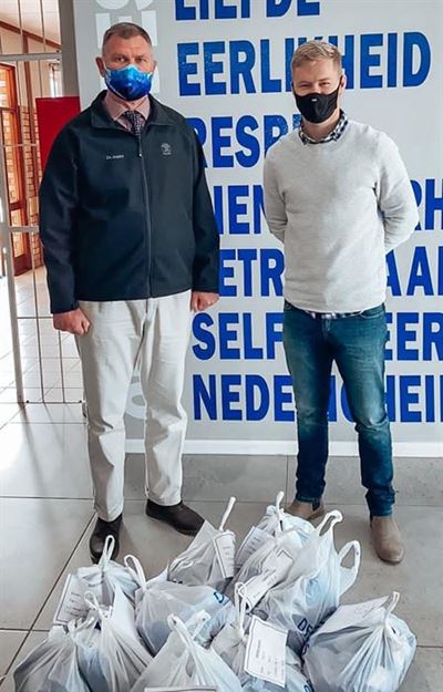 Clothing donated to schoolchildren