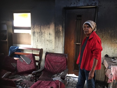 Feestyd se brand laat vrou verslae