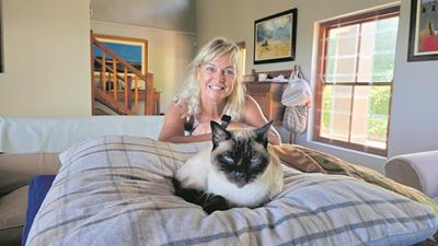 Animal lover puts cold nights to bed