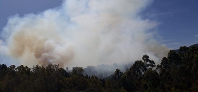 Update: Crags fire