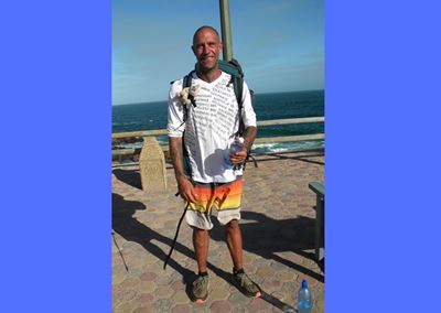 Abuse survivor stops in Mossel Bay on 3 000km walk