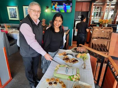 Women celebrated at Upstairs at Harry's 23rd birthday