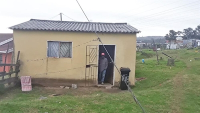 Living in a RDP 'death trap' in Flenters