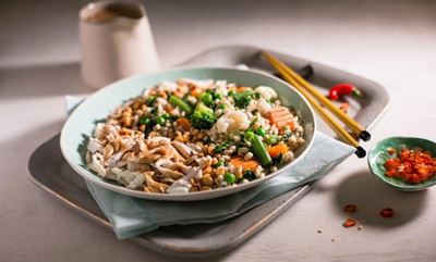 What’s for dinner? A healthy vegetable and chicken dish