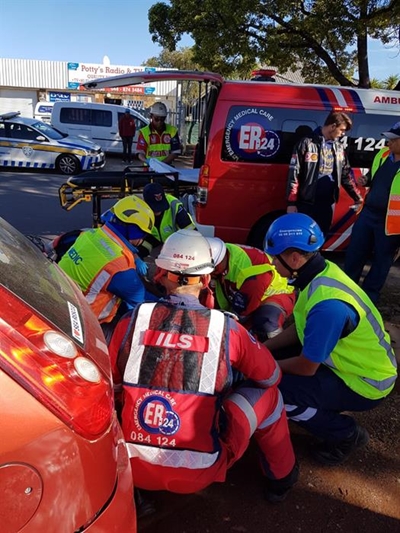 Man knocked unconscious by taxi