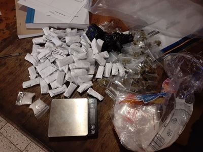 Mother and son busted for drugs