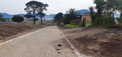 Gravel road upgraded with paving for better access