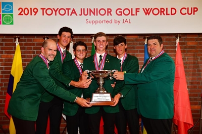 Christo and teammates seal record win at Golf World Cup