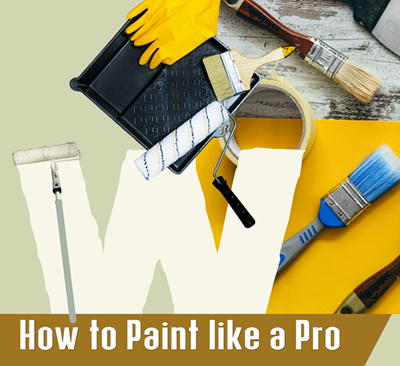 How to paint like a pro