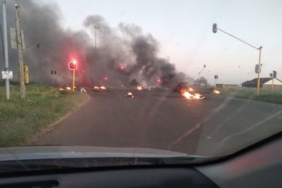South Africa in flames: Protests flare up across the country on Monday