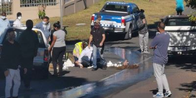 Man left injured in street after attack during morning walk