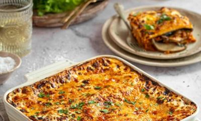Meatless Monday: Double mushroom lasagne