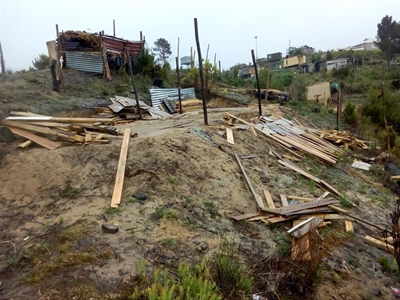 Demolished shacks lead to 2 protests in Knysna