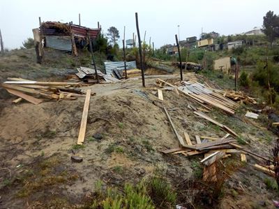 Demolished shacks lead to 2 protests in Knysna