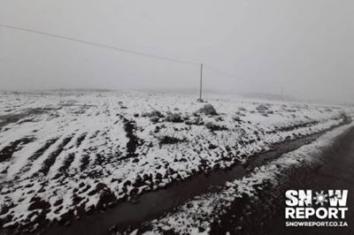 Winter wonderland in Lesotho after first snow of the year falls