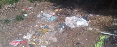 Resident fumes over rubbish