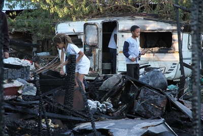 Blanco: Brand eis tuistes van 3 gesinne