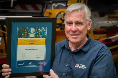 NSRI: Dr Cleeve Robertson announced as 2024 winner of the IMRF
