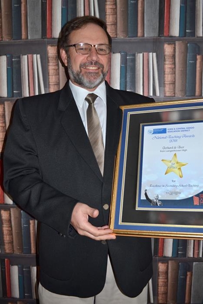 Hoërskool Langenhoven gee toekenning