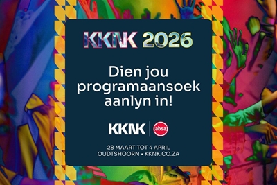 Laaste week vir KKNK 2026-programaansoeke!