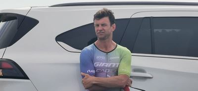 Brad Weiss pulls out of the Ironman