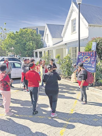 Anti-GBV protest held following Hornlee murder
