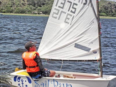 Wind provides testing sailing conditions