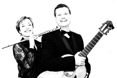 Flautist, guitarist warm hearts