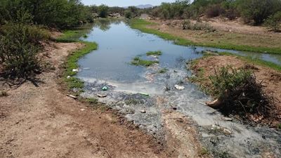 Sewage pond a danger for crèche in Thembalesizwe