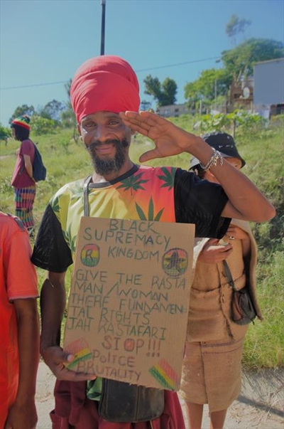 Peaceful Protest for Rastafarian Community
